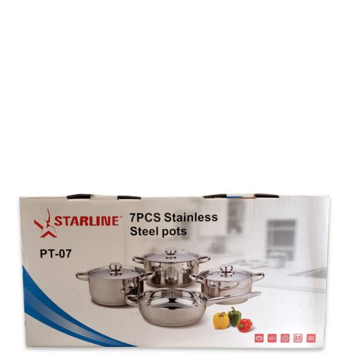 Starline 7 pcs Pot Set