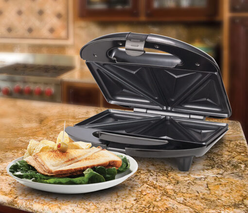 BRENTWOOD NON-STICK DUAL SANDWICH MAKER