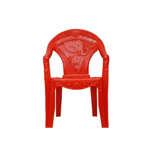 Plastic Chair (Elephant & Flower Design)